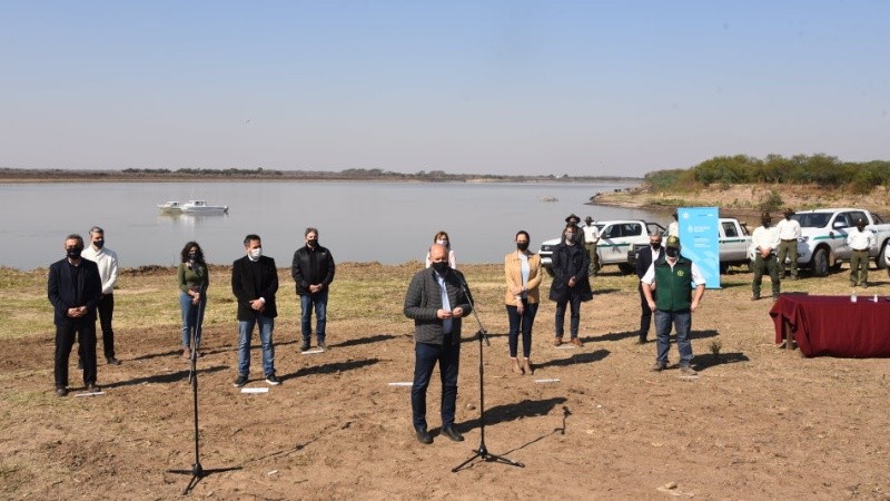 El acto realizado este jueves en Puerto Gaboto: donde se crea el primer Faro.