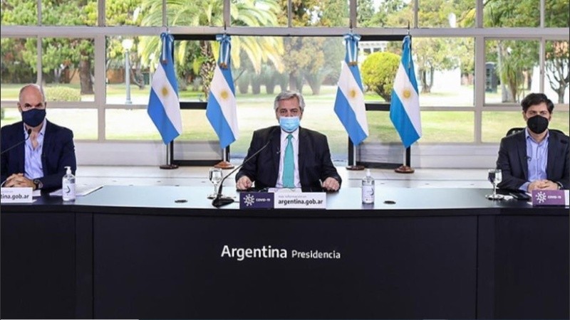 Este viernes a las 12, junto a Kicillof y Rodríguez Larreta, Fernández hablará desde la Residencia de Olivos.