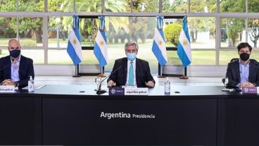 Este viernes a las 12, junto a Kicillof y Rodríguez Larreta, Fernández hablará desde la Residencia de Olivos.