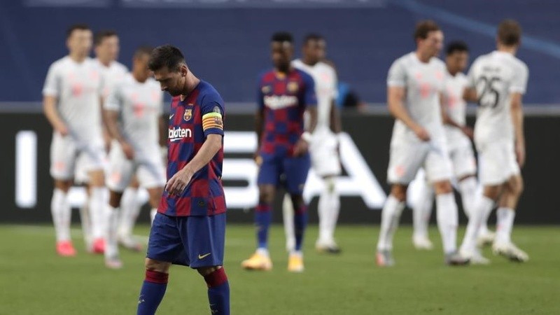 Messi sufrió el aplastante dominio de Bayern Munich. Y dos jugadores de ese equipo están arriba suyo.