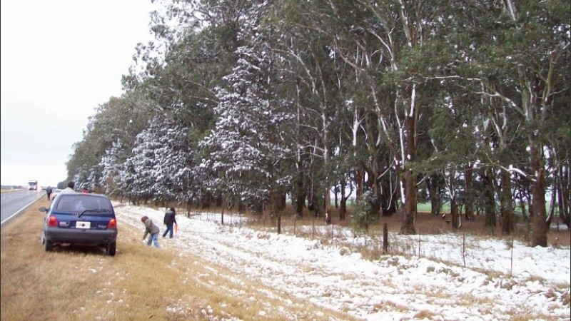 En 2007 fue la última nevada histórica en parte del centro del país.