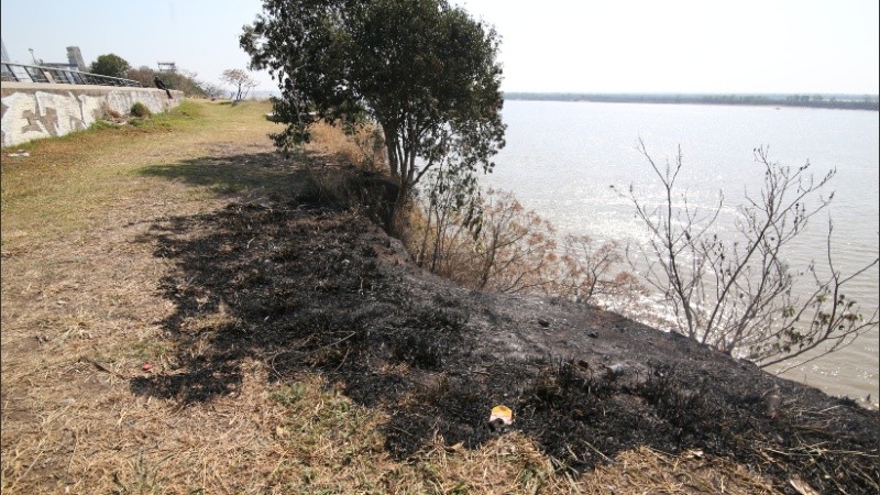 El fuego fue alertado por vecinos. 