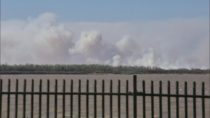 Durante el fin de semana largo y este martes el humo se hizo sentir.