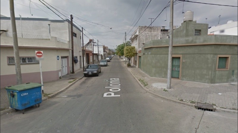 La zona del hecho que terminó con un joven en el hospital. 