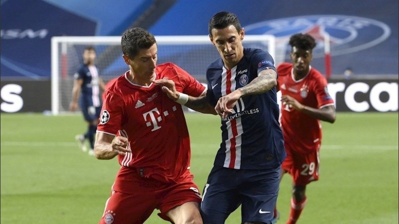 El rosarino Di María, titular en el conjunto parisino.