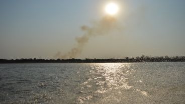 Uno de los focos advertidos y georreferenciados en las recorridas del nuevo Faro.