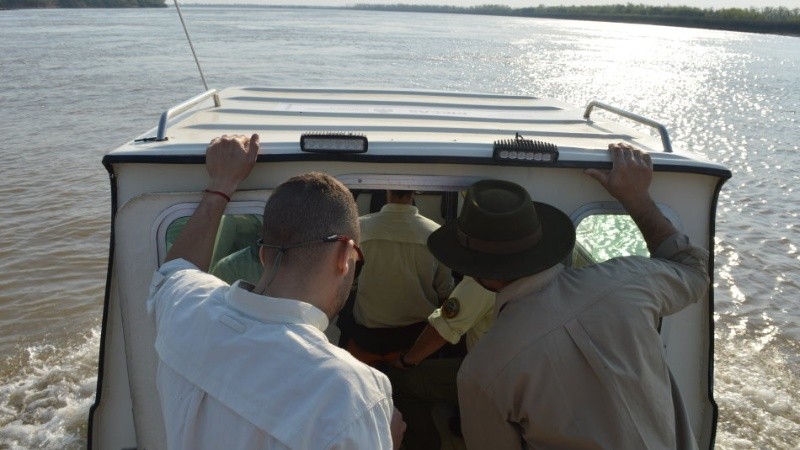 Nación pretende crear siete puestos en el humedal: uno frente a Rosario, en el Charigüe.