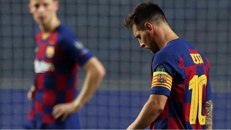 Lionel Messi podría haber jugado por última vez en el Barcelona en el 2-8 frente al Bayern