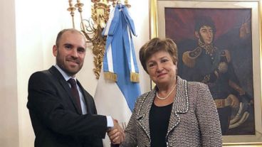 Guzman y Georgieva en reuniones anteriores.