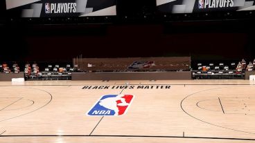 El lema "Las vidas negras también importan" se convirtió en una bandera de la NBA.