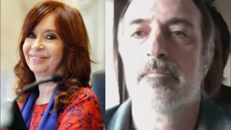 La vicepresidenta y el senador de cambiemos protagonizaron un risueño episodio en plena sesión