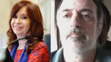 La vicepresidenta y el senador de cambiemos protagonizaron un risueño episodio en plena sesión