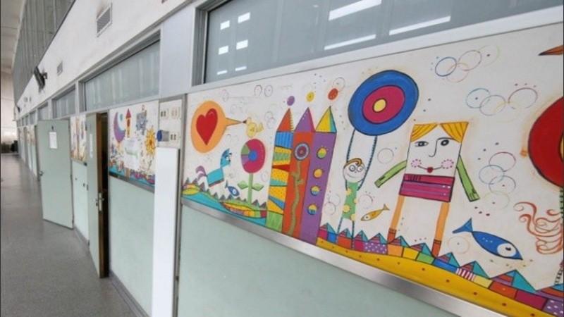 El niño fue internado en el hospital de Niños Vilela. 