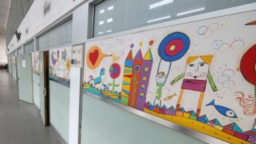 El niño fue internado en el hospital de Niños Vilela.