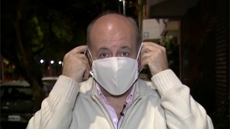 El secretario Leonardo Caruana apoyó la medida de Omar Perotti. 