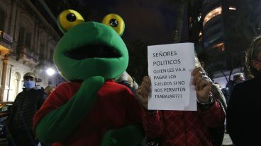 "Rosario quiere trabajar", el lema de la marcha.