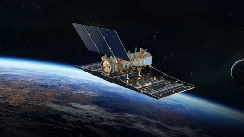 El satélite argentino Saecom 1B.