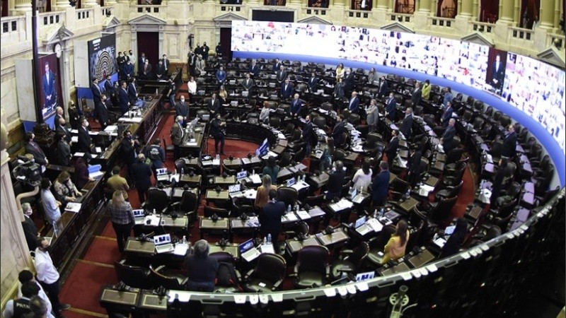 La Cámara de Diputados sesionaba este martes.