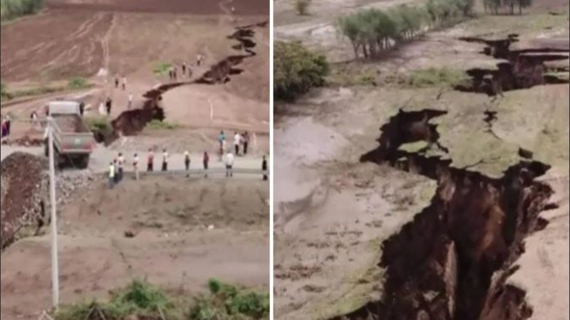 La grieta se extiende a través de Etiopía y Kenia y fue descubierta en 2015.