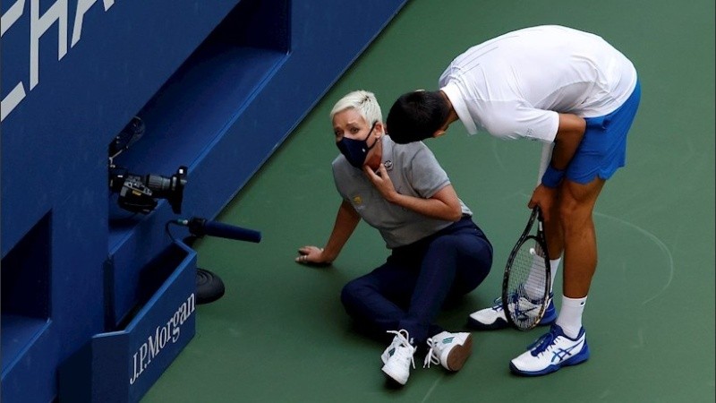 Nole le pidió perdón a la mujer pero fue desafectado del Grand Slam.
