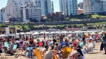 Imagen de Mar del Plata antes del coronavirus que no podrá repetirse este verano.