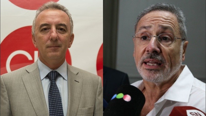 Bailaque (izquierda) fue denunciado por el ministro de Seguridad Marcelo Sain (derecha).