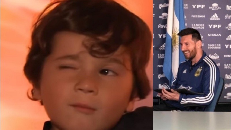 Mateo Messi, el hijo más travieso de Lionel Messi