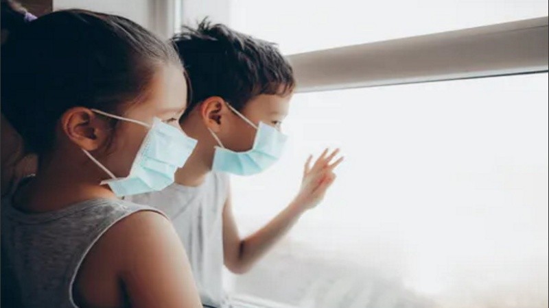 Las huellas que deja el aislamiento por coronavirus en los niños. 