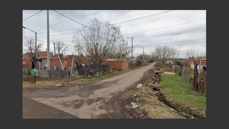 La zona donde ocurrió la balacera fatal. 