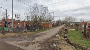 La zona donde ocurrió la balacera fatal.