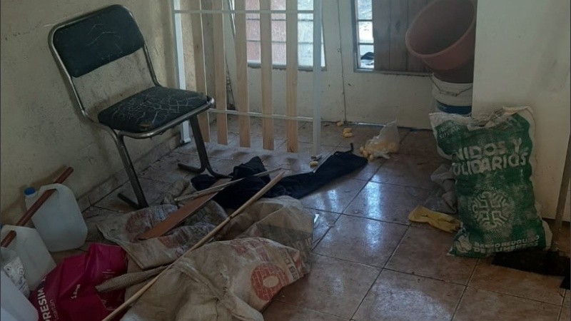 Los delincuentes se llevaron todo lo que pudieron.