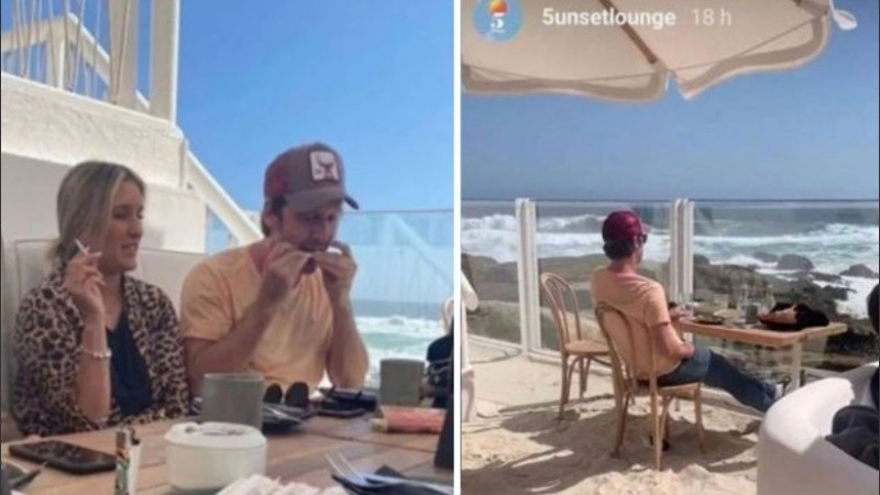 La mujer rubia sería la diseñadora Paulita Errázuriz.