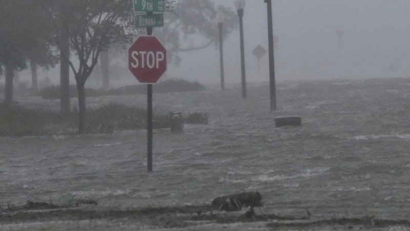 El huracán toco tierra con categoría 2
