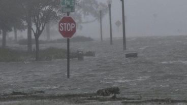El huracán toco tierra con categoría 2