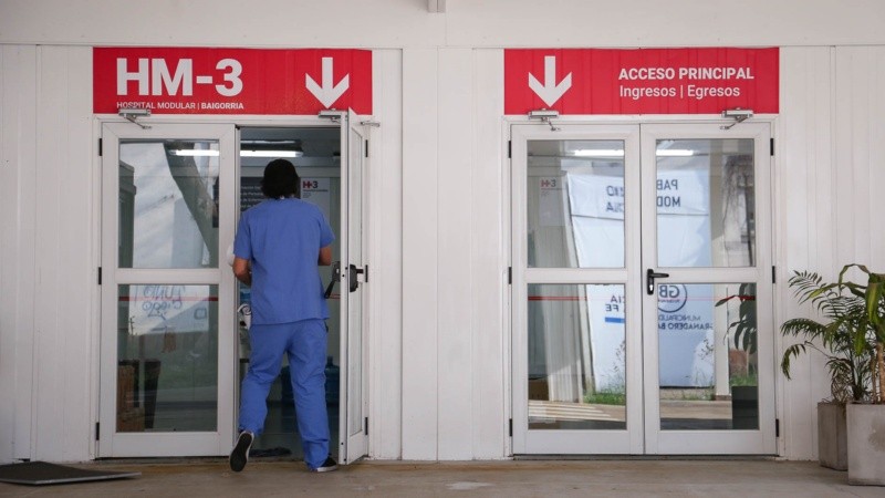 El Hospital Modular funciona junto al Eva Perón.