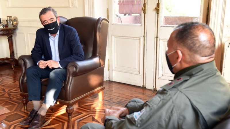 Javkin se reunió esta semana con el jefe local de Gendarmería.