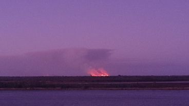 Nuevos focos de incendios comenzaron a observarse este sábado desde Rosario.