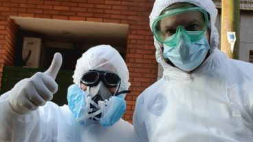 "Somos esenciales, no descartables", fue uno de los mensajes.