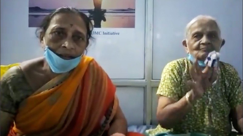 La familia se mostró muy agradecida con los profesionales. 