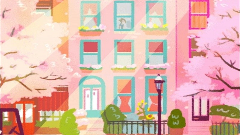 Los árboles se sacuden y descargan material para el estornudo.