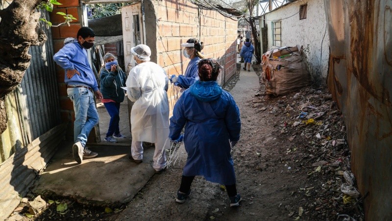 Las entrevistas son casa por casa en cada barrio.
