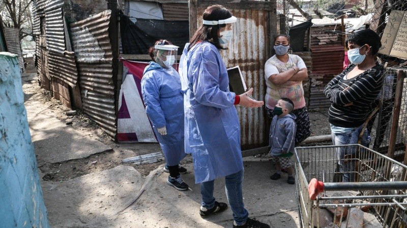 Las entrevistas son casa por casa en cada barrio.