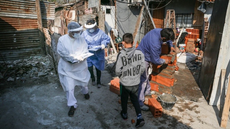 Las entrevistas son casa por casa en cada barrio.