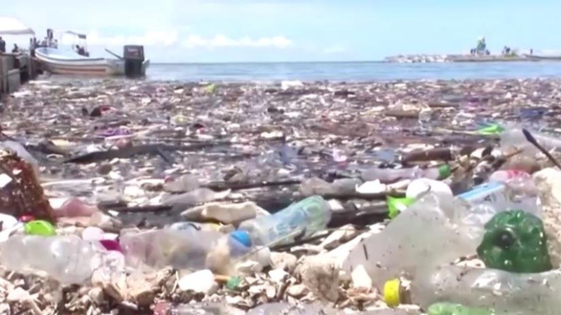 Se recolectaron casi 100 toneladas de basura del Motagua.