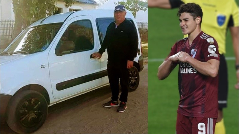 El DT también es panadero y ahora disfruta del regalo del futbolista al que formó