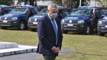 Sain brindó un fuerte mensaje a la Policía.