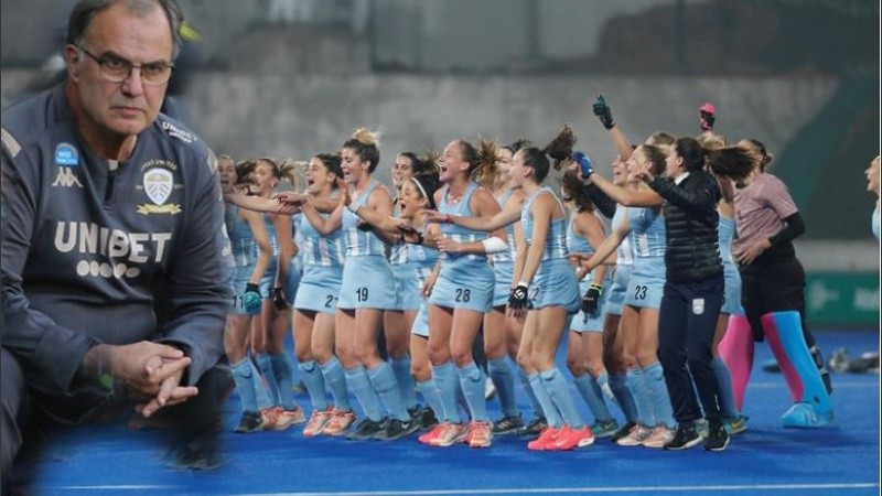 Marcelo Bielsa expresó sus elogios hacia Las Leonas, que cumplieron 20 años. 