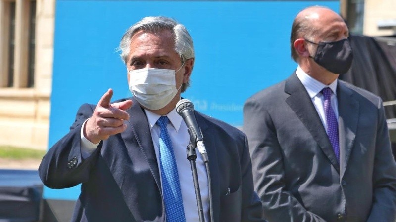 Alberto Fernández se mostró a favor de una regulación para la situación de los humedales. 