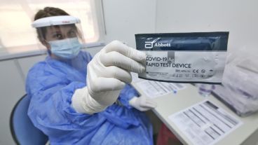 Díaz Bazán: “(El test) me orienta para quedarme quieto, para no contagiar a otro”.