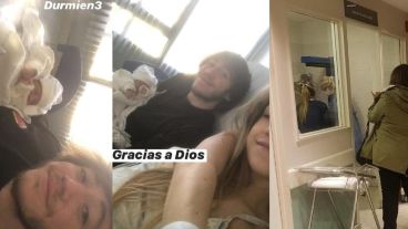 Las imágenes del nacimiento de su hija Isabella.